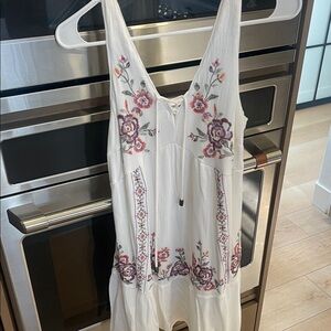 Xhilaration White Floral Mini Dress
